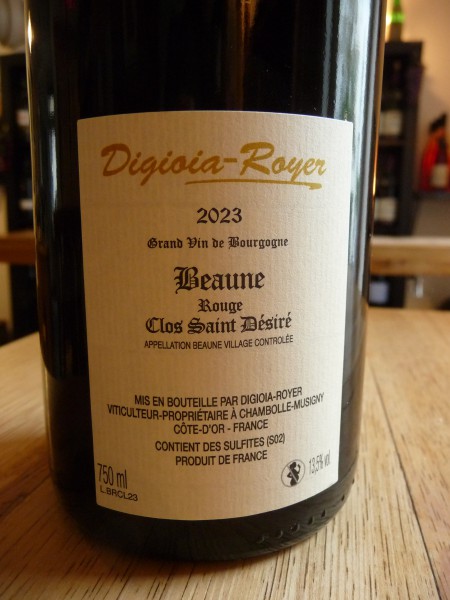 Beaune Clos Saint Désiré rouge 2023